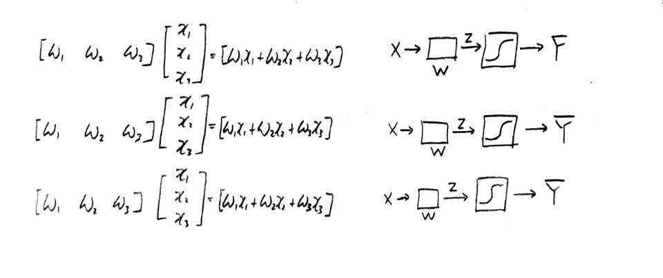 multinomial classification 의 표현
